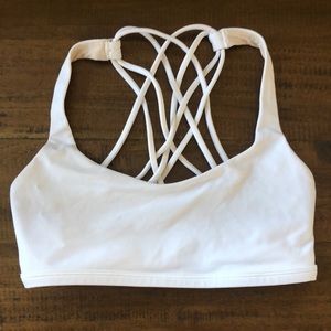 Lululemon White Sports Bra